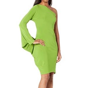 Norma Kamali Olive green dress. Excellent condition!